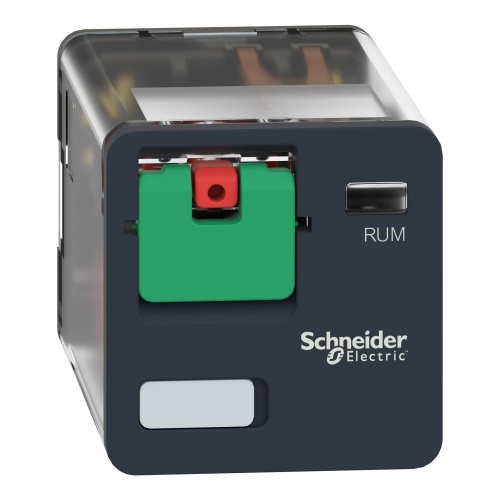 Schneider Electric RUMC21B7 universal plug-in relay - Zelio RUM - 2 C/O - 24 V AC - 10 A