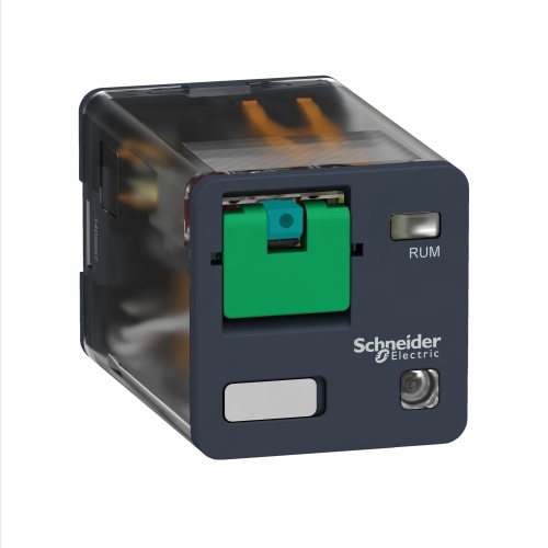 Schneider Electric RUMC22BD universal plug-in relay - Zelio RUM - 2 C/O - 24 V DC - 10 A - with LED