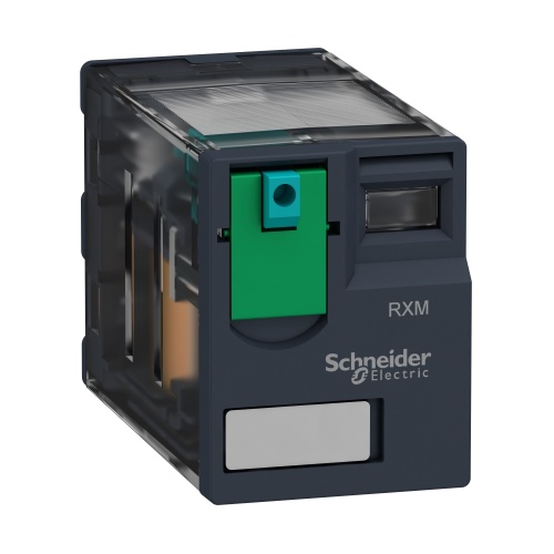 Schneider Electric RXM2AB1JD Miniature plug-in relay, 12 A, 2 CO, 12 V DC