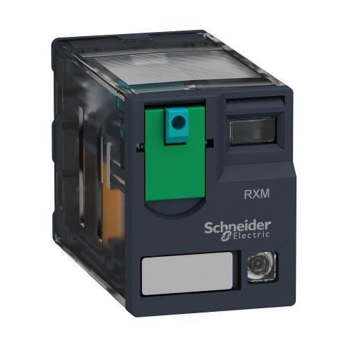 Schneider Electric RXM2AB2JD Miniature plug-in relay, 12 A, 2 CO, LED, 12 V DC