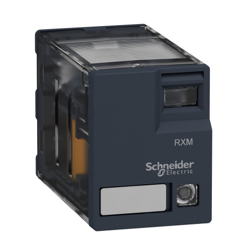 Schneider Electric RXM4AB3B7 Miniature Plug-in relay - Zelio RXM 4 C/O 24 V AC 6 A with LED