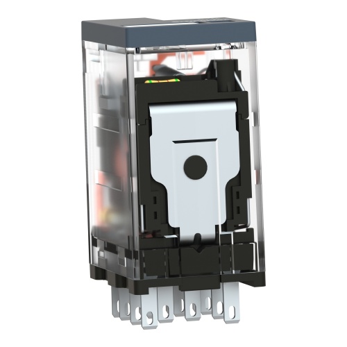 Schneider Electric RXM4AB3B7 Miniature Plug-in relay - Zelio RXM 4 C/O 24 V AC 6 A with LED