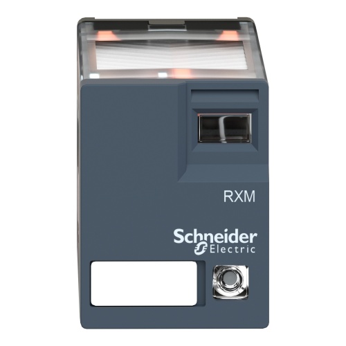 Schneider Electric RXM4AB3B7 Miniature Plug-in relay - Zelio RXM 4 C/O 24 V AC 6 A with LED