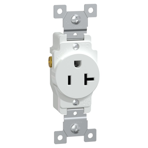 Schneider Electric SQR42200WH Socket-outlet, X Series, 20A, standard, single, 