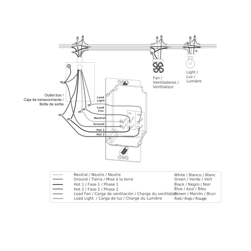 Schneider Electric SQR73105WH - Occupancy and humidity sensor, X Series, PIR, single pole, 1 way, white, matte finish