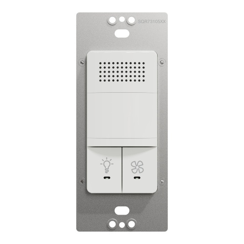 Schneider Electric SQR73105WH - Occupancy and humidity sensor, X Series, PIR, single pole, 1 way, white, matte finish