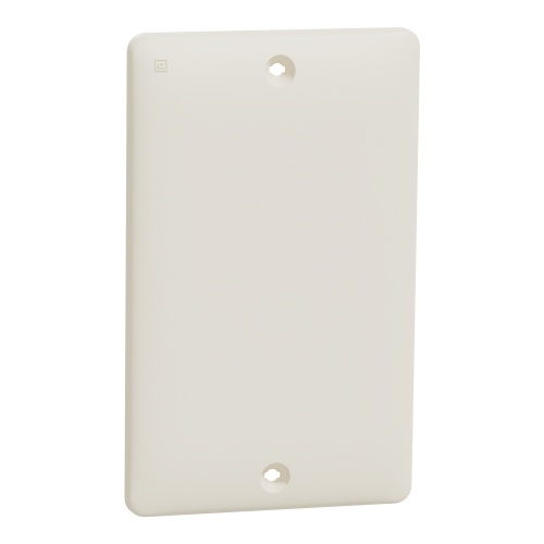 Schneider Electric SQWS140001LA - Blank plate, X Series, 1 gang, light almond, matte finish
