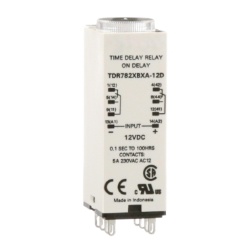 Schneider Electric TDR782XBXA-12D Time Delay Relay - DPDT, 5 Amp