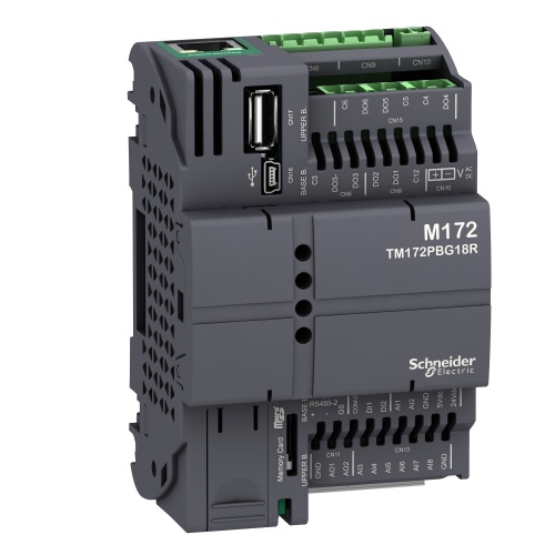 Schneider Electric TM172PBG18R Modicon M172 Performance Blind 18 I/Os, Ethernet, Modbus
