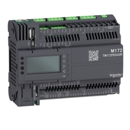 Schneider Electric TM172PDG42R - Controller, Modicon M171/M172/M173, Modicon M172, performance, display, 42 IO, Ethernet, Modbus