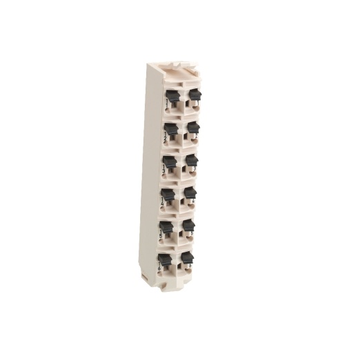 Schneider Electric TM5ACTB1210 terminal block - 12 contacts - white - quantity 10