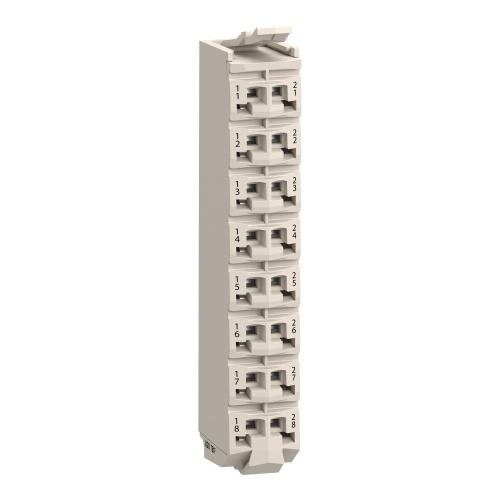 Schneider Electric TM5ACTB16 terminal block - 16 contacts - white - quantity 1