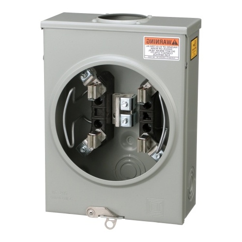 Schneider Electric UTRS101B Meter Socket - 125 Amp, 600 VAC, 4 Jaws, NEMA 3R