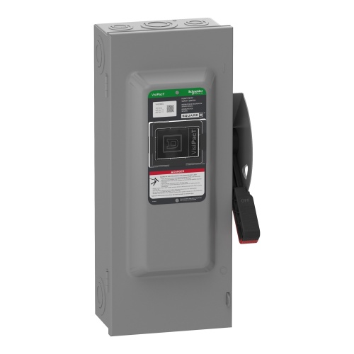 Schneider Electric VH223BGL Heavy Duty Safety Switch - 100 Amp, Two Pole, 250 VDC,240 VAC