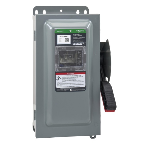 Schneider Electric VH3612AWKGL Heavy Duty Safety Switch - 30 Amp, Three Pole, 600 VAC, 600 VDC