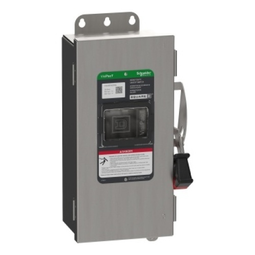 Schneider Electric VHU361NDSGL Heavy Duty Safety Switch - 30 Amp, Three Pole, 600 VAC, 600 VDC