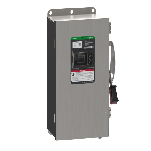 Schneider Electric VHU363SSGL Heavy Duty Safety Switch - 100 Amp, Three Pole, 600 VAC, 600 VDC