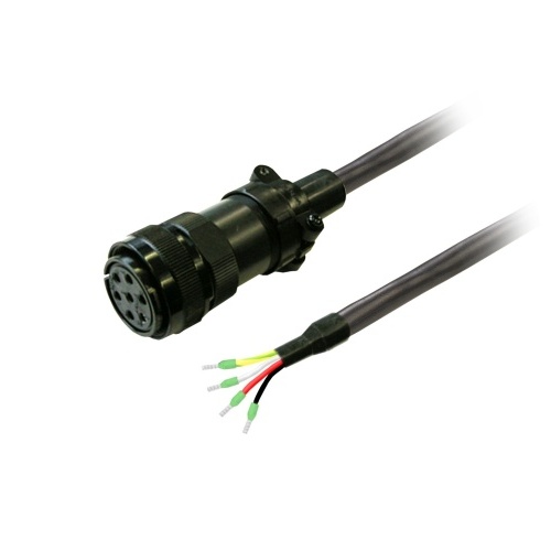 Schneider Electric VW3M5D6AR50 power cable 5m shielded 4x 6mm², BCH2 MIL connector