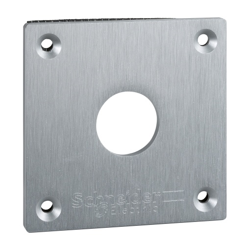 Schneider Electric XAPE301 drilled front plate - XAP-E - metal - 1 opening