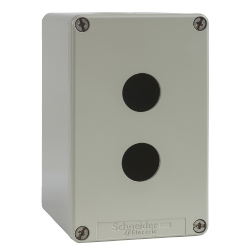 Schneider Electric XAPG29502 die-cast empty control station - XAP-G -Ø 22 mm-80x130mm front plate-undrilled