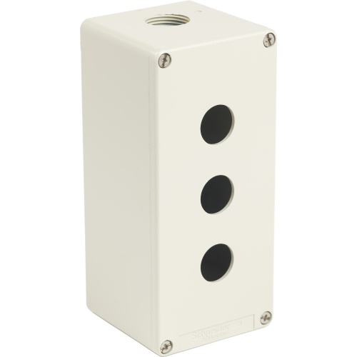 Schneider Electric XAPG39503 die-cast empty control station - XAP-G - Ø22 - 3 cut-outs