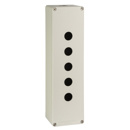 Schneider Electric XAPG59505 die-cast empty control station - XAP-G - Ø22 - 5 cut-outs