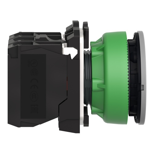 Schneider Electric XB5FW33B5C0 - Harmony XB5, Round, Plastic, Green flush, unmarked