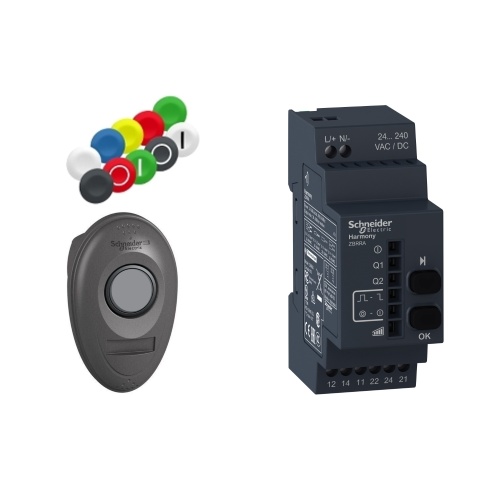 Schneider Electric XB5RMA04 Pack SPS - XB5 - plastic handy box - progammable receiver - 24..240 V AC/DC
