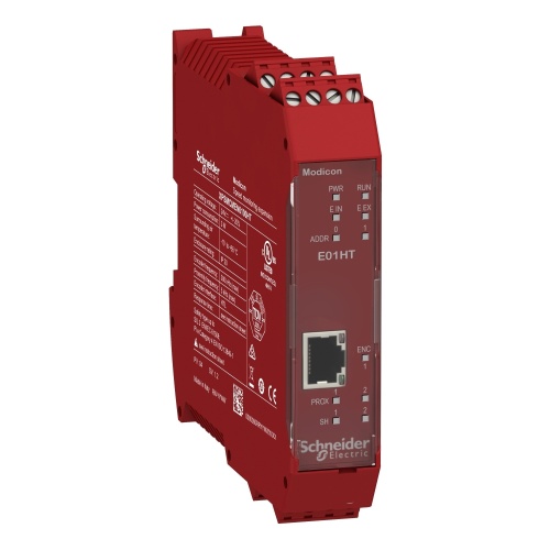 Schneider Electric XPSMCMEN0100HT - Speed monitoring 1 HTL encoder expansion module with screw term
