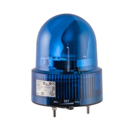 Schneider Electric XVR12B06 Rotating beacon, 120 mm, blue, without buzzer, 24 V AC DC