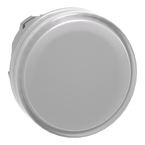 Schneider Electric ZB4BV013 Harmony 22 mm Round White Chromium plated metal Pilot Light Illuminated Modular Head