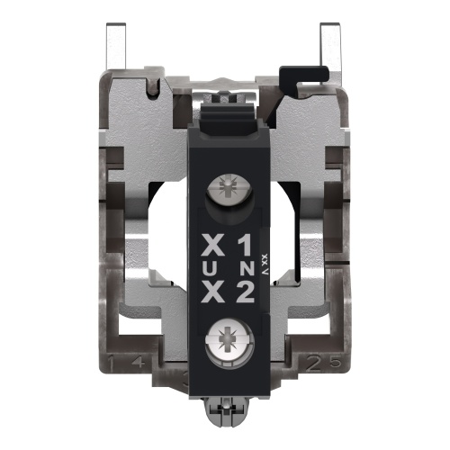 Schneider Electric ZB4BV18G1 white flashing Light Module with body/fixing collar integral LED 110...120V