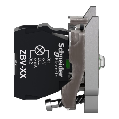 Schneider Electric ZB4BV18G1 white flashing Light Module with body/fixing collar integral LED 110...120V