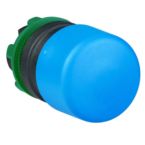 Schneider Electric ZB5AC64 blue 30 mm mushroom pushbutton head Ø22 spring return