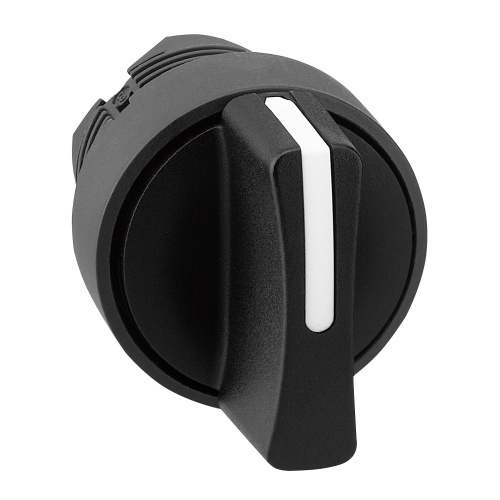 Schneider Electric ZB5AD5 black selector switch head Ø22 3-position spring return