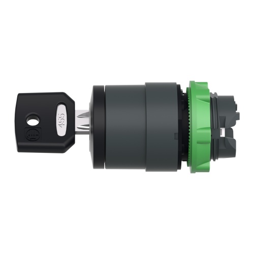 Schneider Electric ZB5AG6 selector switch head Ø22 2-position spring return Ronis 455