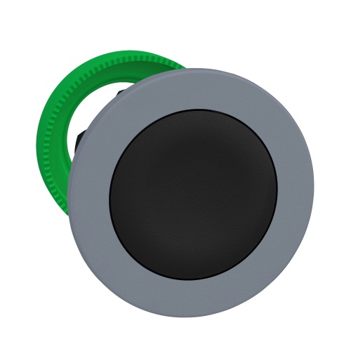 Schneider Electric ZB5FA2C0 flush mounted black flush caps pushbutton head cp gray
