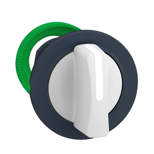 Schneider Electric ZB5FD501 flush mounted white selector switch head 3 pos return center