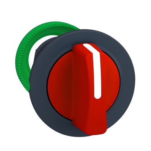 Schneider Electric ZB5FD504 flush mounted red selector switch head 3 pos return center