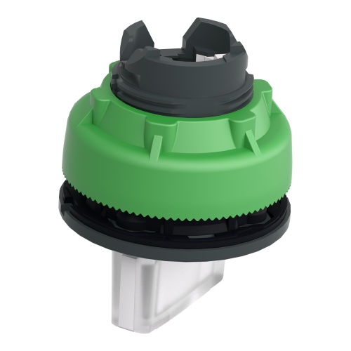 Schneider Electric ZB5FK1213 flush mounted white illuminated selector switch head 2 pos stay put