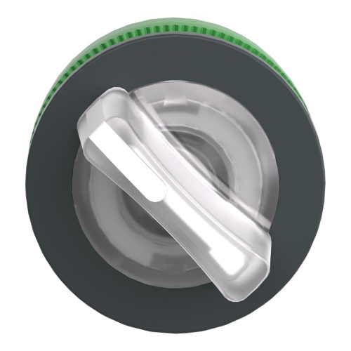 Schneider Electric ZB5FK1213 flush mounted white illuminated selector switch head 2 pos stay put