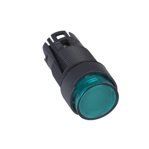 Schneider Electric ZB6AE3 Harmony 16 mm Round Green Plastic Push Button Illuminated Projecting Modular Head