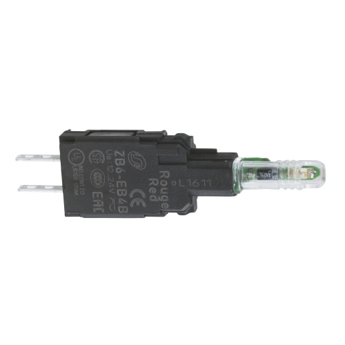 Schneider Electric ZB6EG5B yellow Light Module with body/fixing collar with integral LED 48 - 120V