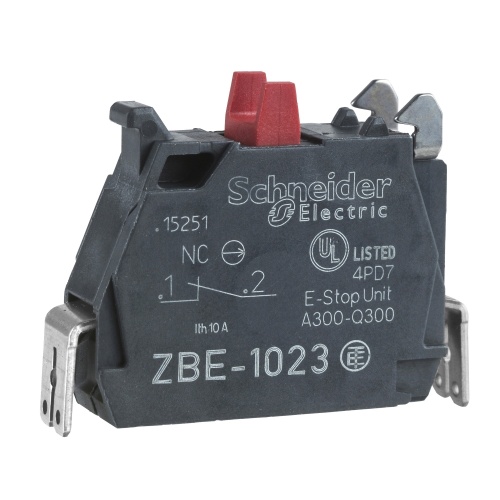 Schneider Electric ZBE1023 Harmony Single Electrical Contacts block 1 NC Faston Connector