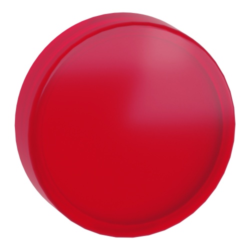 Schneider Electric ZBV0143 red plain lens for circular pilot light Ø22 with integral LED