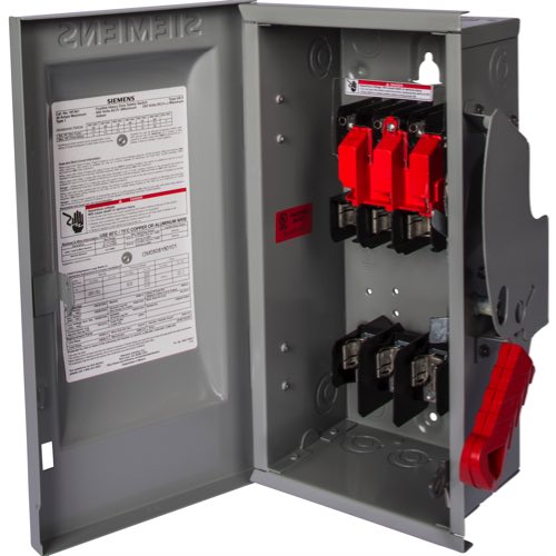 Siemens HF364 Fusible Disconnect Switch - 200 Amp, NEMA 1