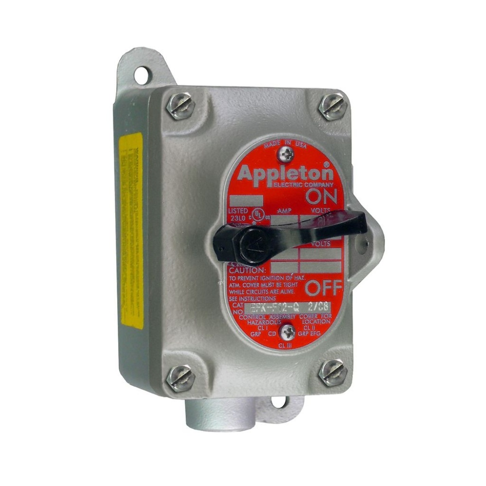 Appleton™ EFSC275F3WA SW 3 WAY 2 GANG 20A 3/4 IN HUB