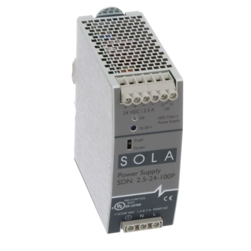 Sola SDN2.5-24-100P Power Supply Auto Select 24V 2.5A