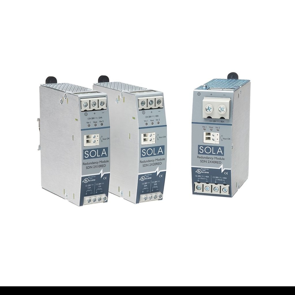 Sola SDN2X40RED Red Mod 2X40A/1X80A 12 - 24Vdc