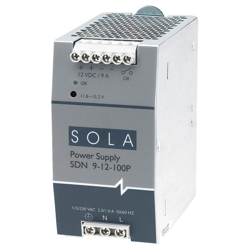 Sola SDN9-12-100P Power Supply Auto Select 12V 9A